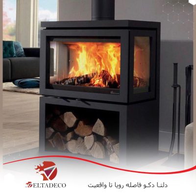 شومینه هیزمی کد۱۰۰۲